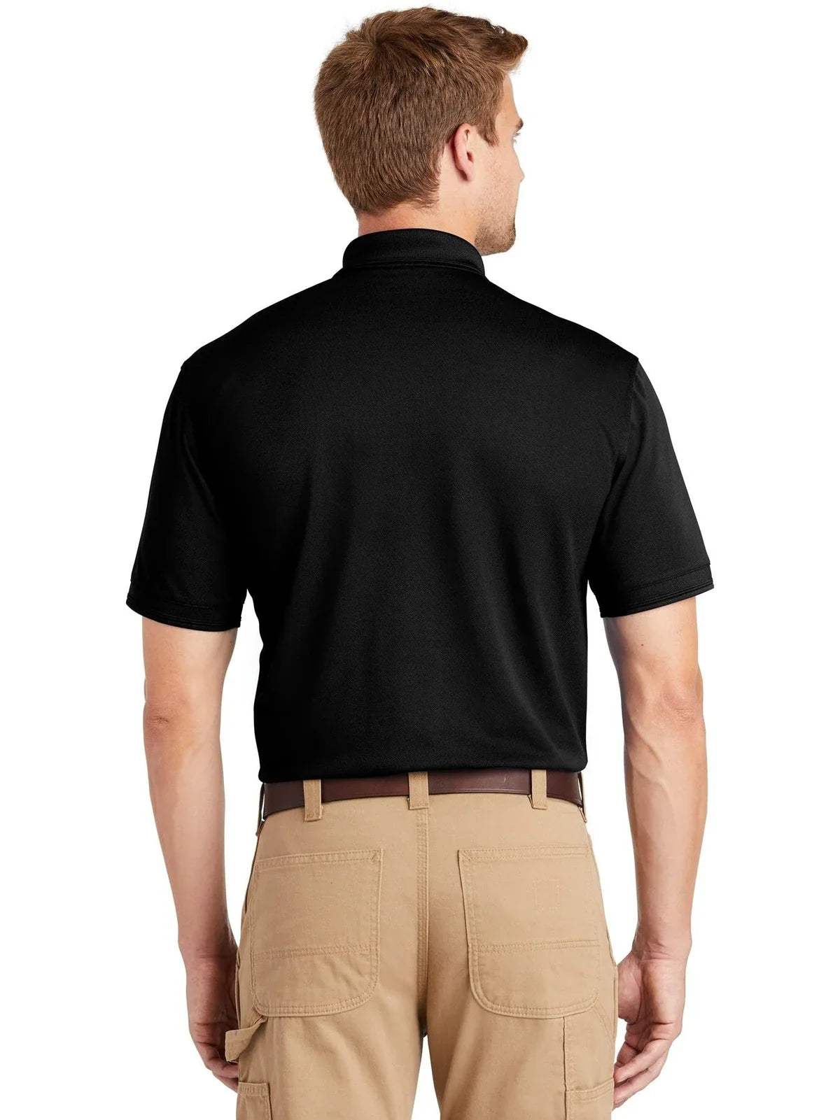 CornerStone Industrial Snag-Proof Pique Polo with custom logo embroidery
