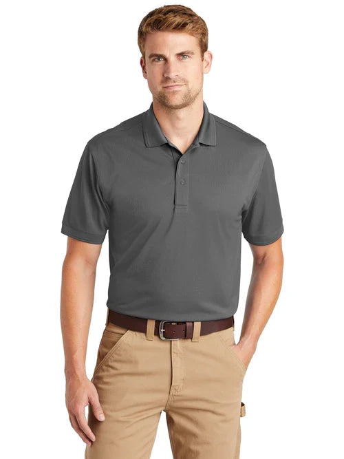 CornerStone Industrial Snag-Proof Pique Polo with custom logo embroidery