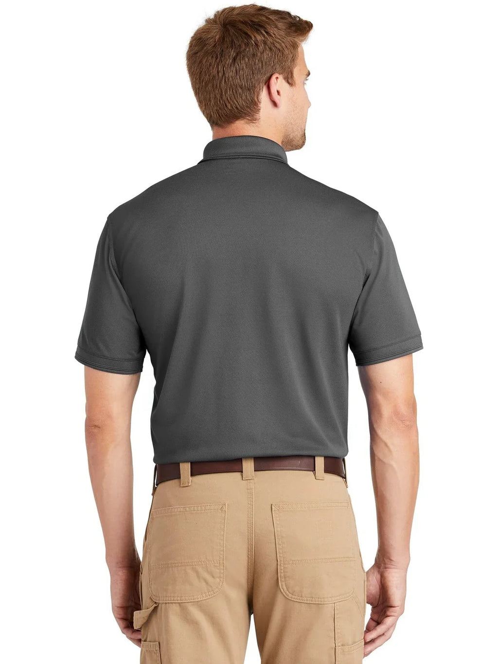 CornerStone Industrial Snag-Proof Pique Polo with custom logo embroidery