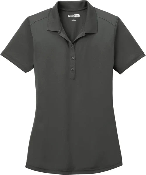 CornerStone Ladies Select Lightweight Snag-Proof Polo with custom logo embroidery