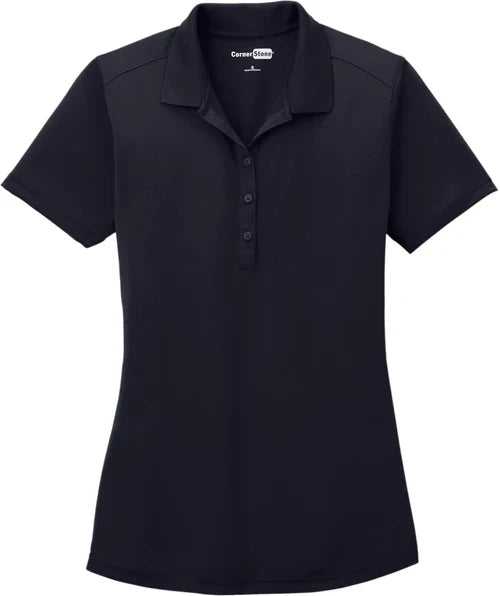 CornerStone Ladies Select Lightweight Snag-Proof Polo with custom logo embroidery