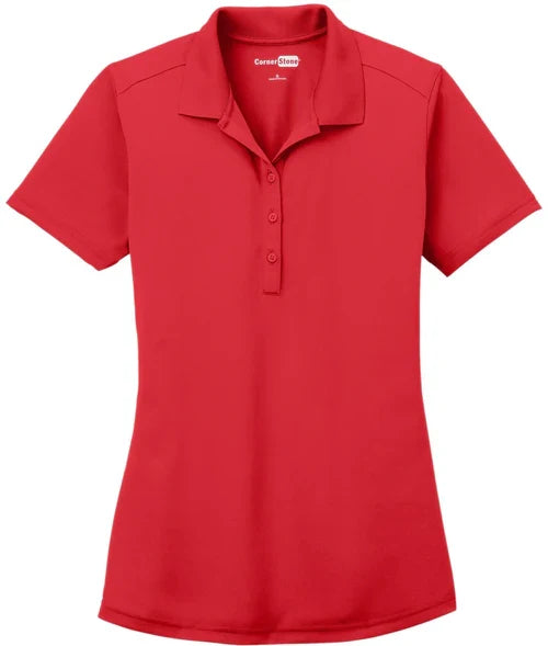 CornerStone Ladies Select Lightweight Snag-Proof Polo with custom logo embroidery