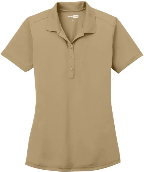 CornerStone Ladies Select Lightweight Snag-Proof Polo with custom logo embroidery