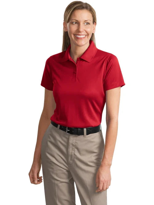 CornerStone Ladies Select Snag-Proof Polo with custom logo embroidery