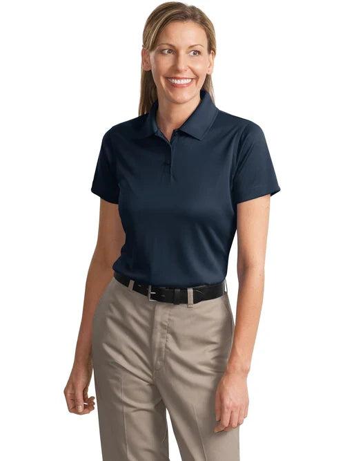 CornerStone Ladies Select Snag-Proof Polo with custom logo embroidery