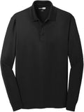 CornerStone Select Snag-Proof Long Sleeve Polo with custom logo embroidery