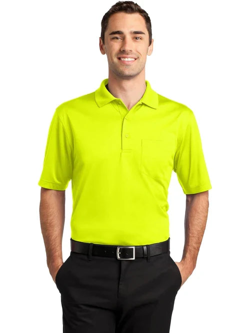 CornerStone Select Snag-Proof Pocket Polo with custom logo embroidery