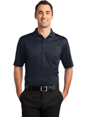 CornerStone Select Snag-Proof Pocket Polo with custom logo embroidery