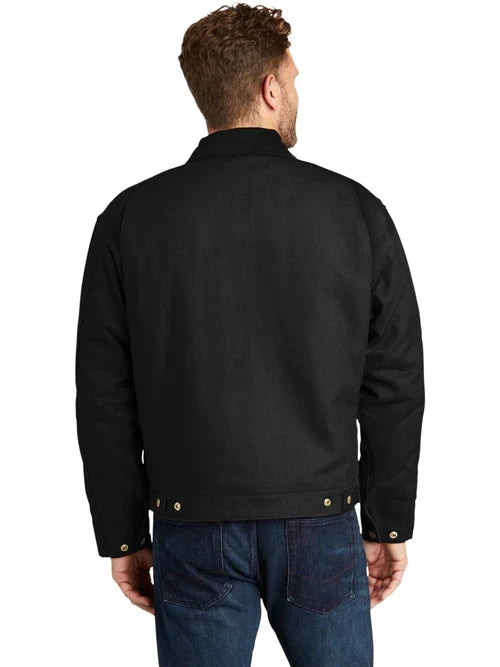 CornerStone Tall Duck Cloth Work Jacket with custom logo embroidery