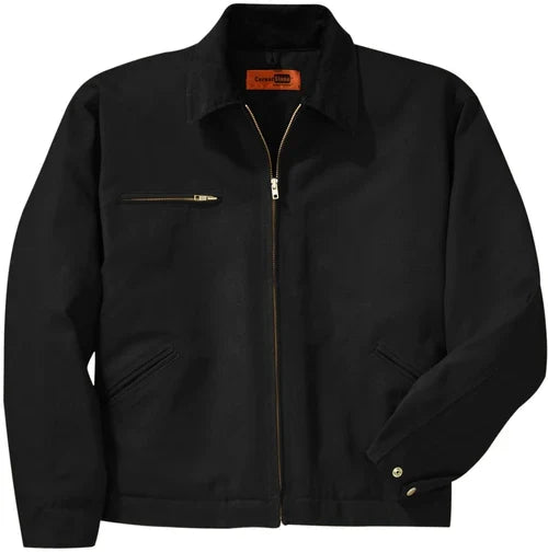 CornerStone Tall Duck Cloth Work Jacket with custom logo embroidery