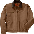 CornerStone Tall Duck Cloth Work Jacket with custom logo embroidery