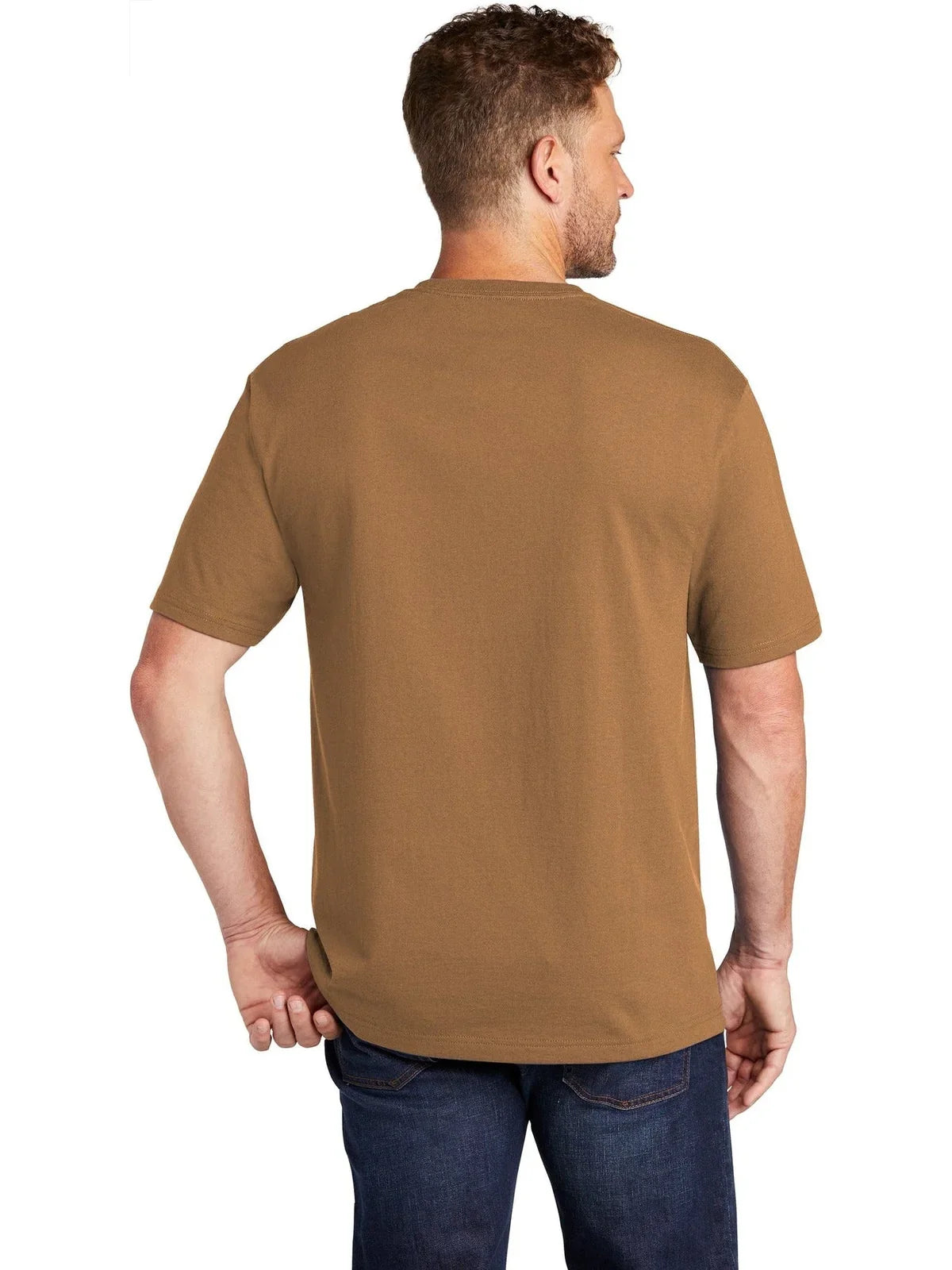 CornerStone Workwear Pocket Tee with custom logo embroidery