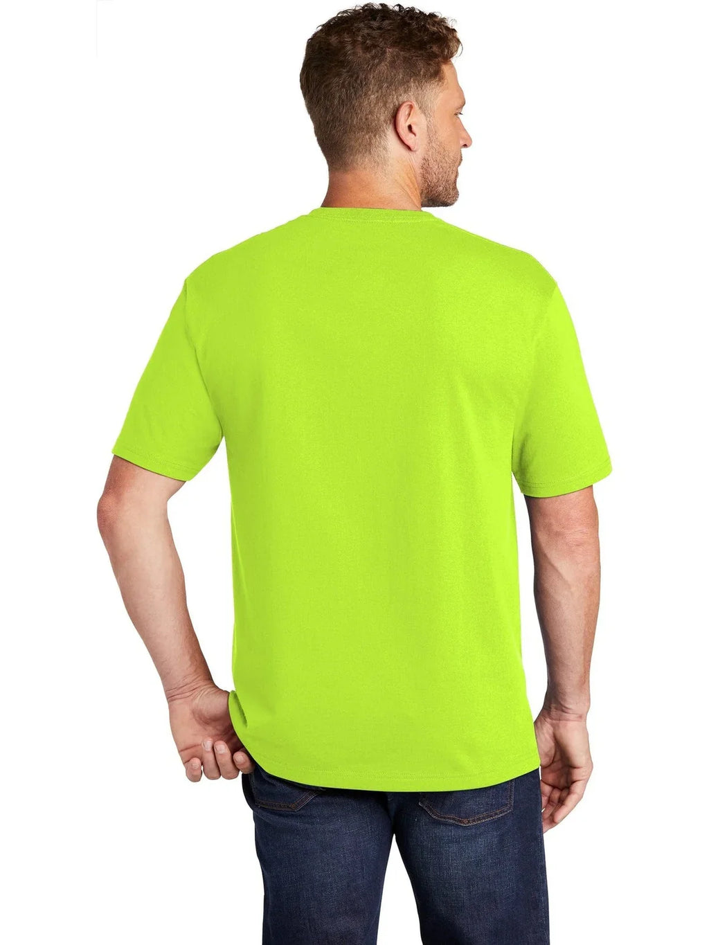 CornerStone Workwear Pocket Tee with custom logo embroidery