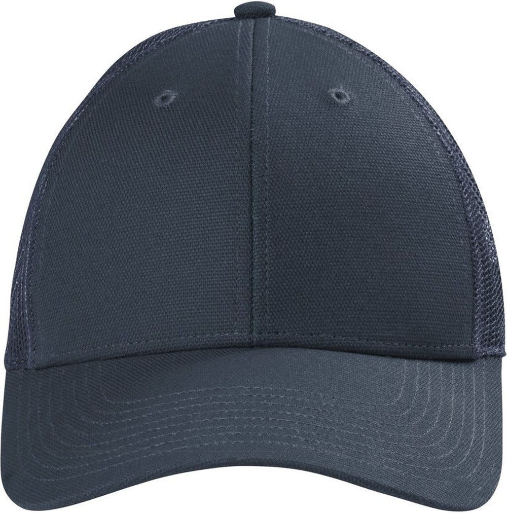 CornerStone Canvas Mesh Back Cap with custom logo embroidery