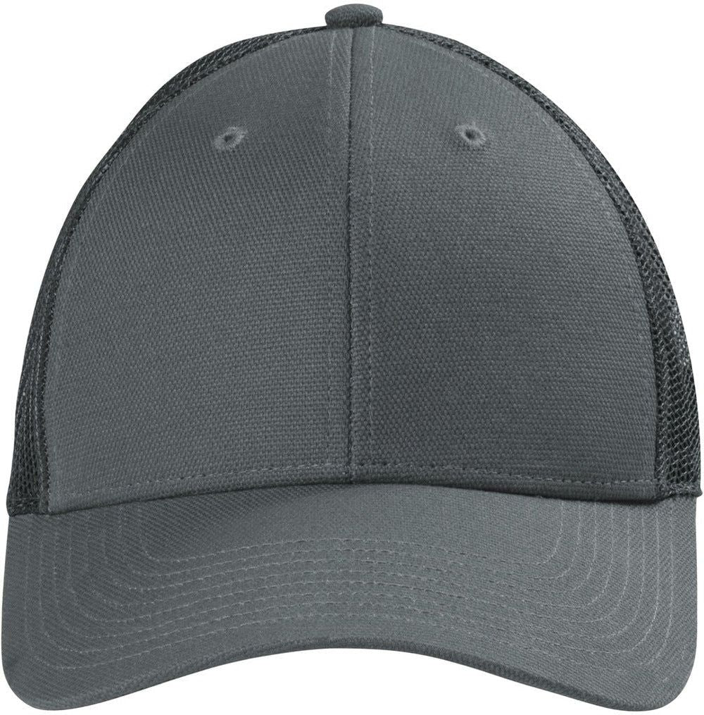 CornerStone Canvas Mesh Back Cap with custom logo embroidery
