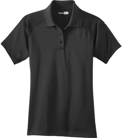 CornerStone Ladies Select Snag-Proof Tactical Polo with custom logo embroidery