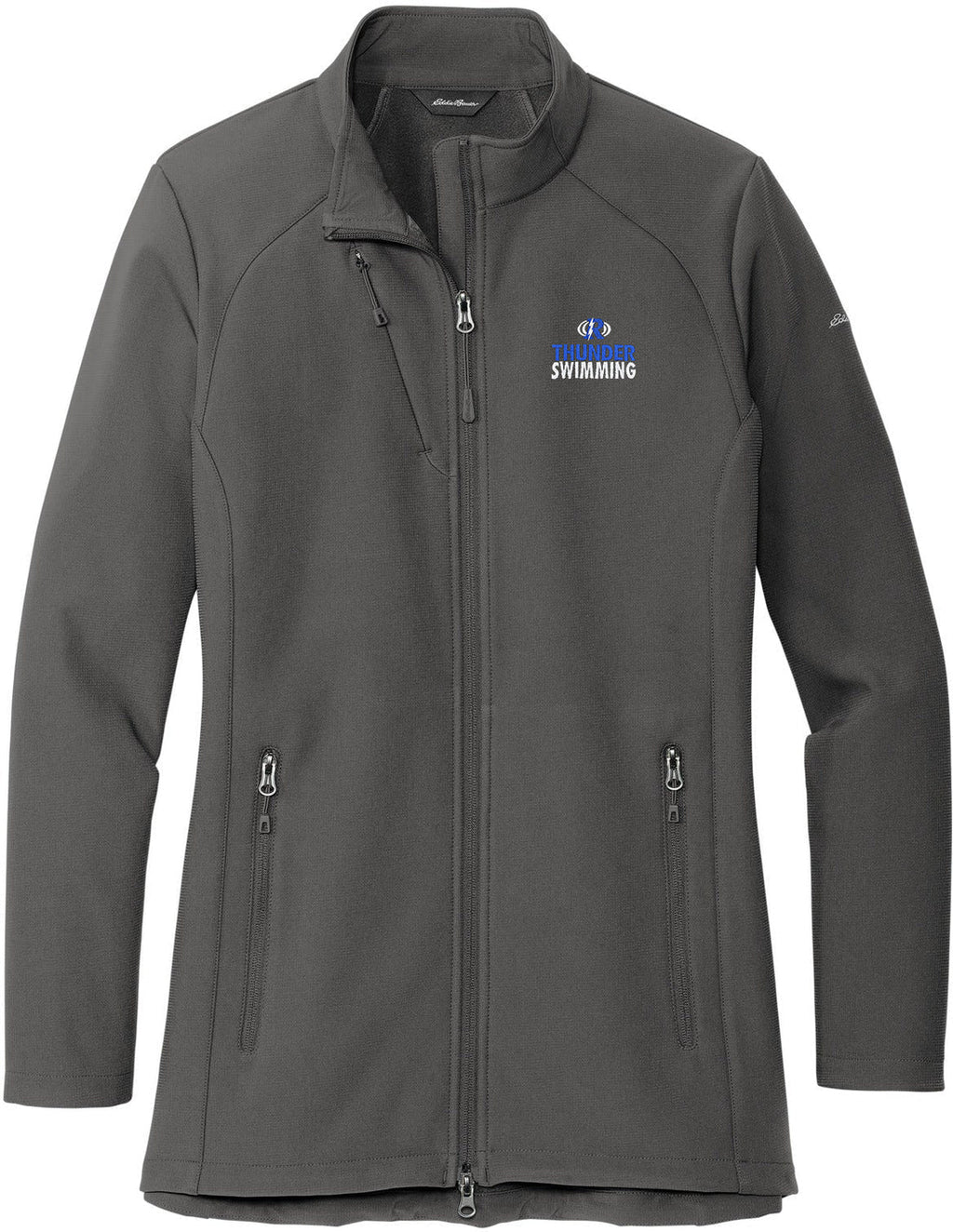 Eddie Bauer Women's Stretch Soft Shell Jacket with custom logo embroidery