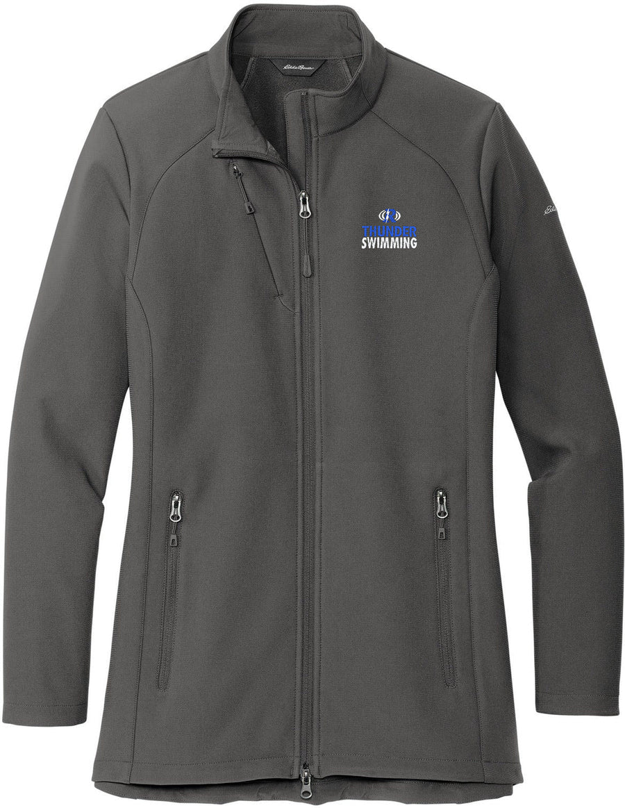 Eddie Bauer Women's Stretch Soft Shell Jacket with custom logo embroidery