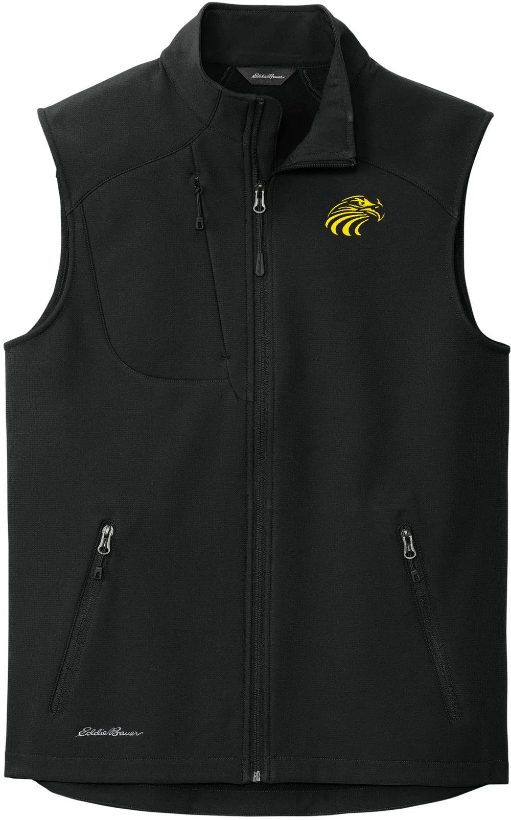 Eddie Bauer Stretch Soft Shell Vest with custom logo embroidery