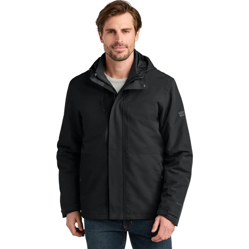 Eddie Bauer WeatherEdge Ridge 3-in-1 Jacket with custom logo embroidery