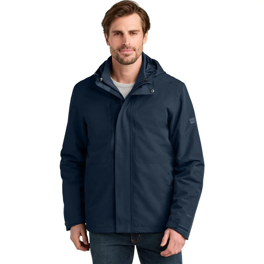 Eddie Bauer WeatherEdge Ridge 3-in-1 Jacket with custom logo embroidery