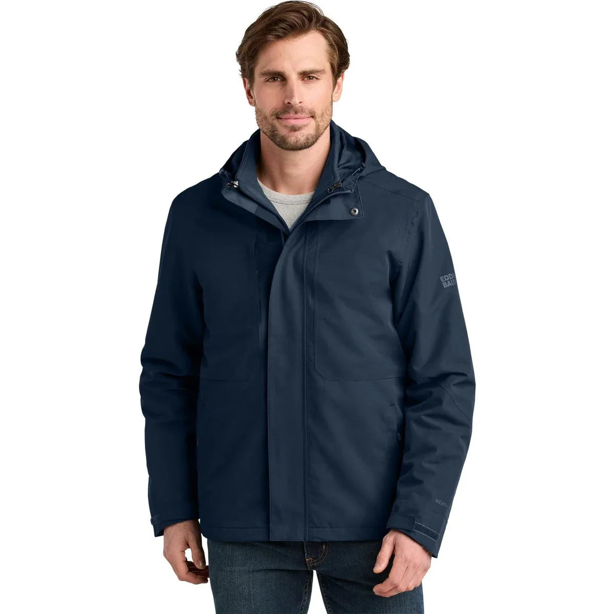 Eddie Bauer WeatherEdge Ridge 3-in-1 Jacket with custom logo embroidery