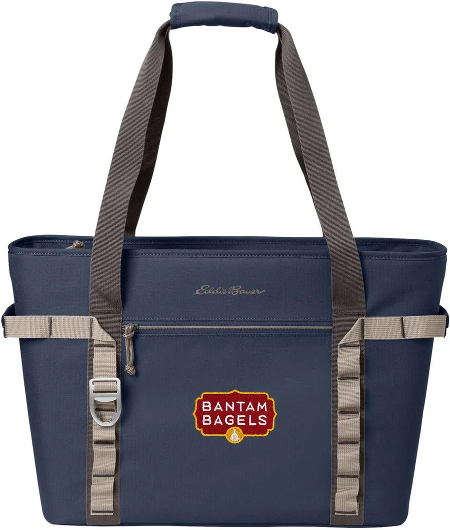 Eddie Bauer Max Cool Tote Cooler with custom logo embroidery