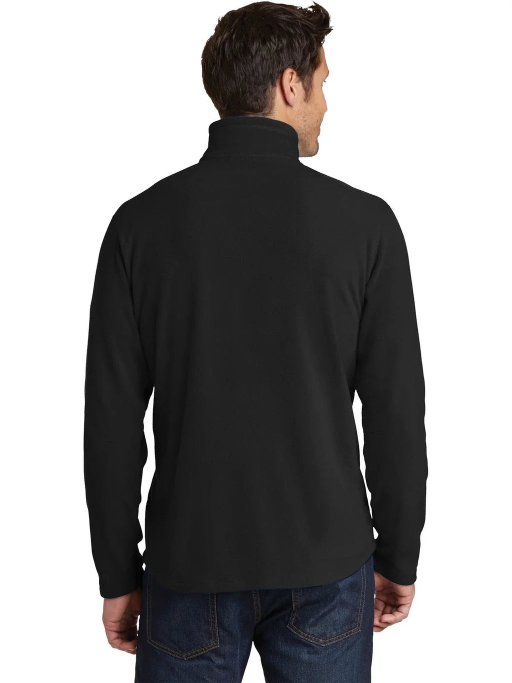 Eddie Bauer 1/2-Zip Microfleece Jacket with custom logo embroidery