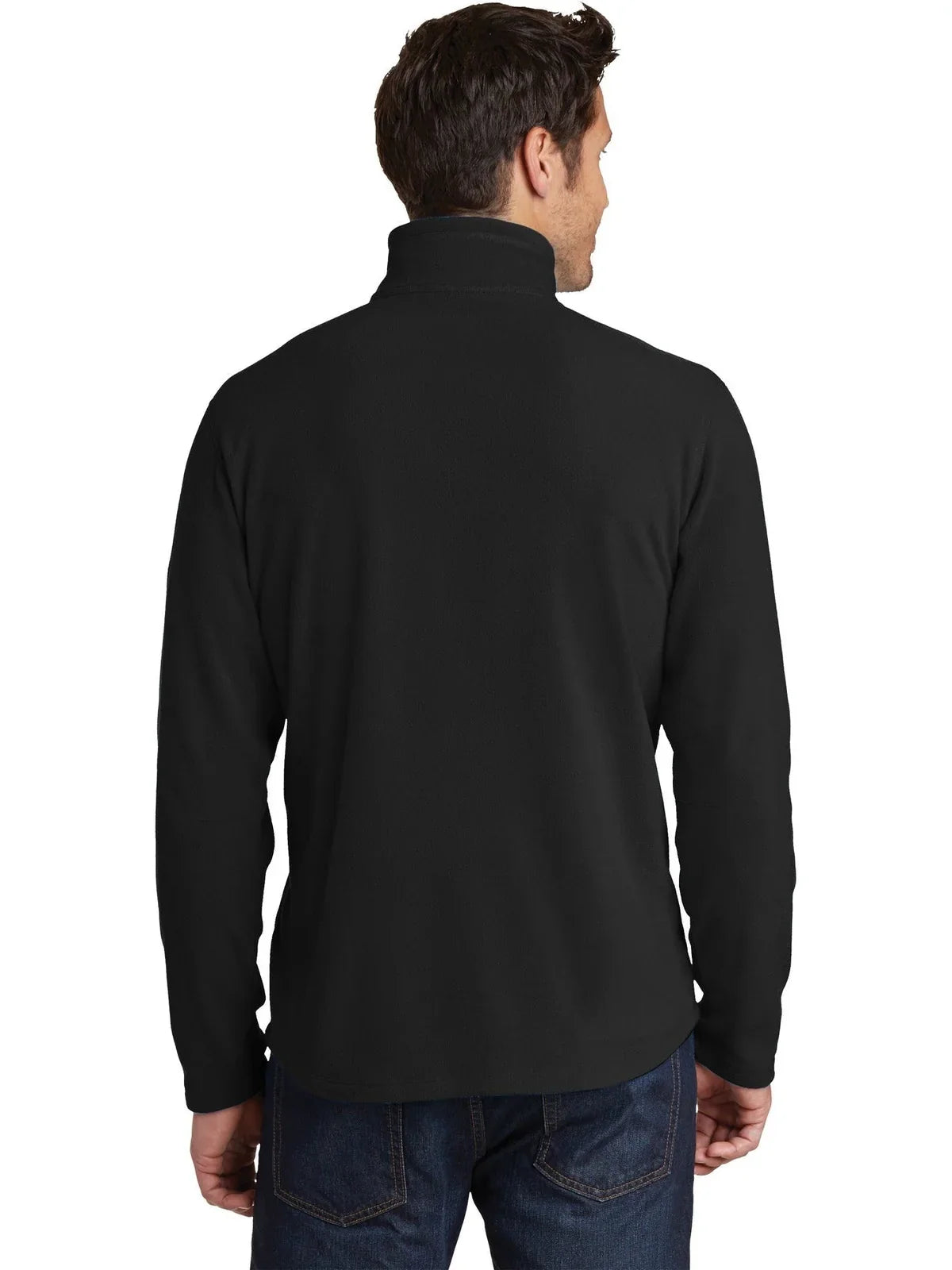 Eddie Bauer 1/2-Zip Microfleece Jacket with custom logo embroidery