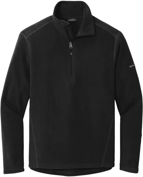 Eddie Bauer 1/2-Zip Microfleece Jacket with custom logo embroidery