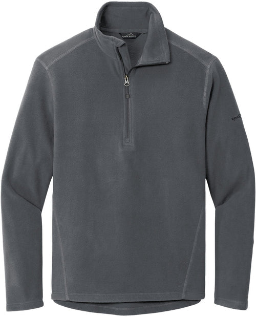 Eddie Bauer 1/2-Zip Microfleece Jacket with custom logo embroidery