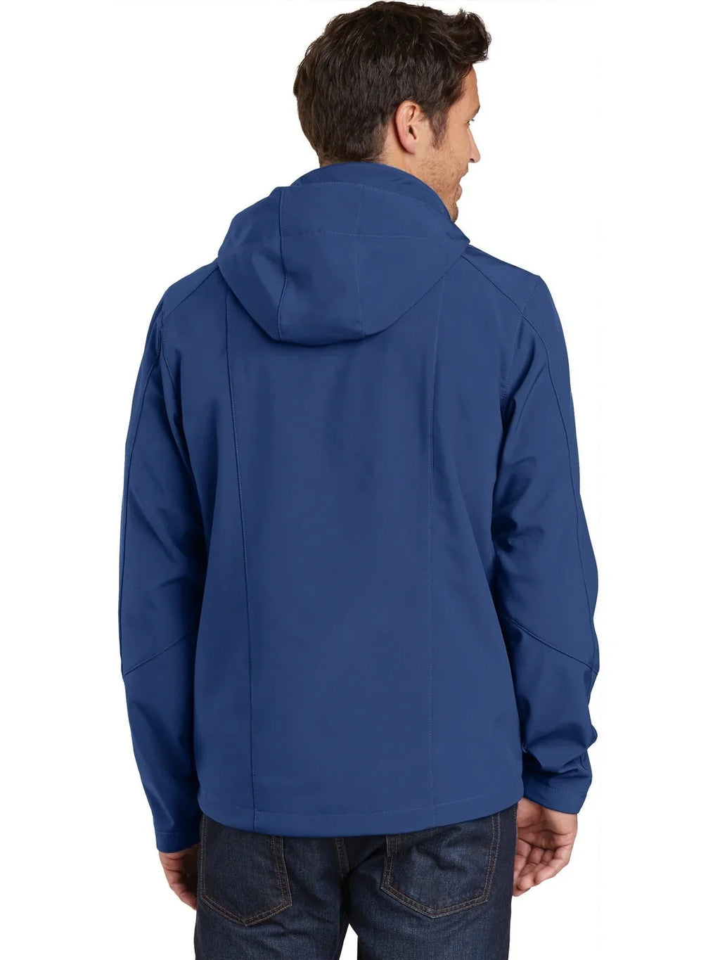Eddie Bauer Hooded Soft Shell Parka with custom logo embroidery