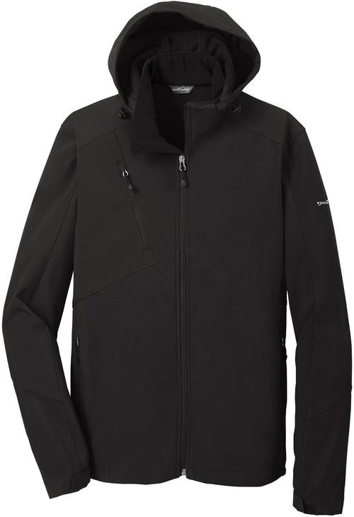 Eddie Bauer Hooded Soft Shell Parka with custom logo embroidery