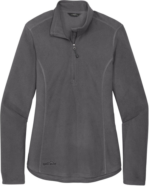 Eddie Bauer Ladies 1/2-Zip Microfleece Jacket with custom logo embroidery