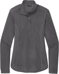 Eddie Bauer Ladies 1/2-Zip Microfleece Jacket with custom logo embroidery