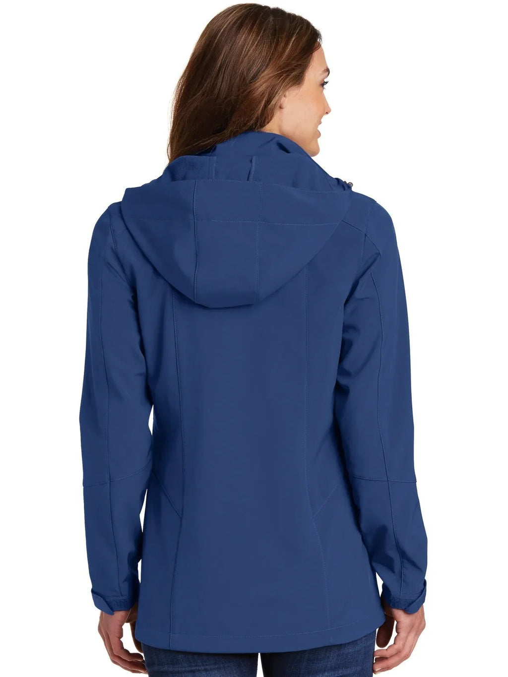 Eddie Bauer Women's Hooded Soft Shell Parka with custom logo embroidery