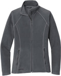 Eddie Bauer Ladies Full-Zip Microfleece Jacket with custom logo embroidery