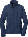 Eddie Bauer Ladies Shaded Crosshatch Soft Shell Jacket with custom logo embroidery