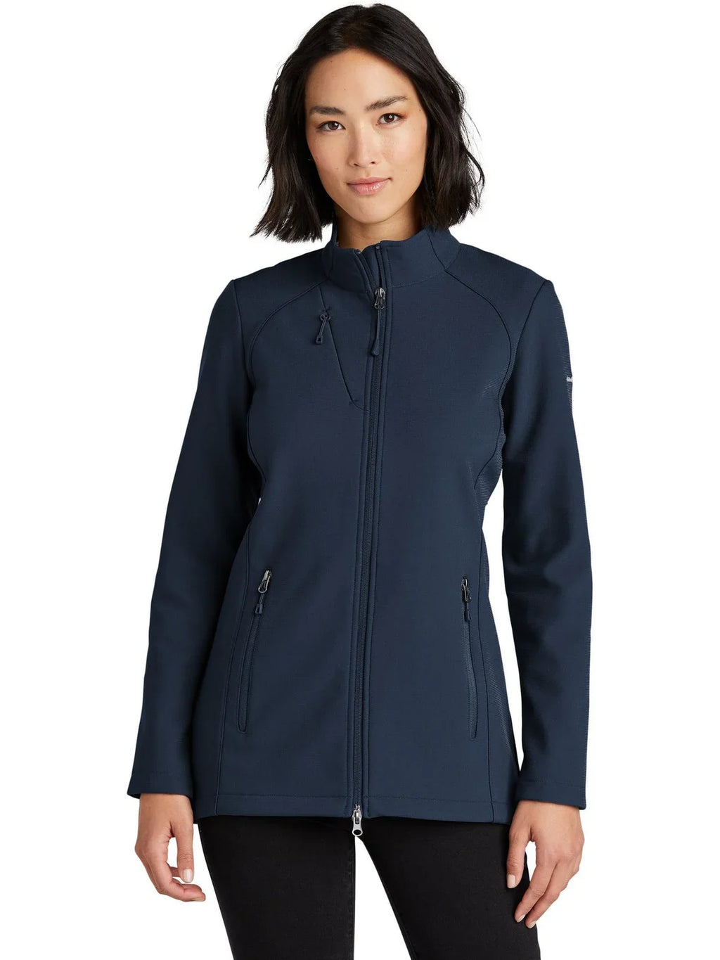 Eddie Bauer Women's Stretch Soft Shell Jacket with custom logo embroidery