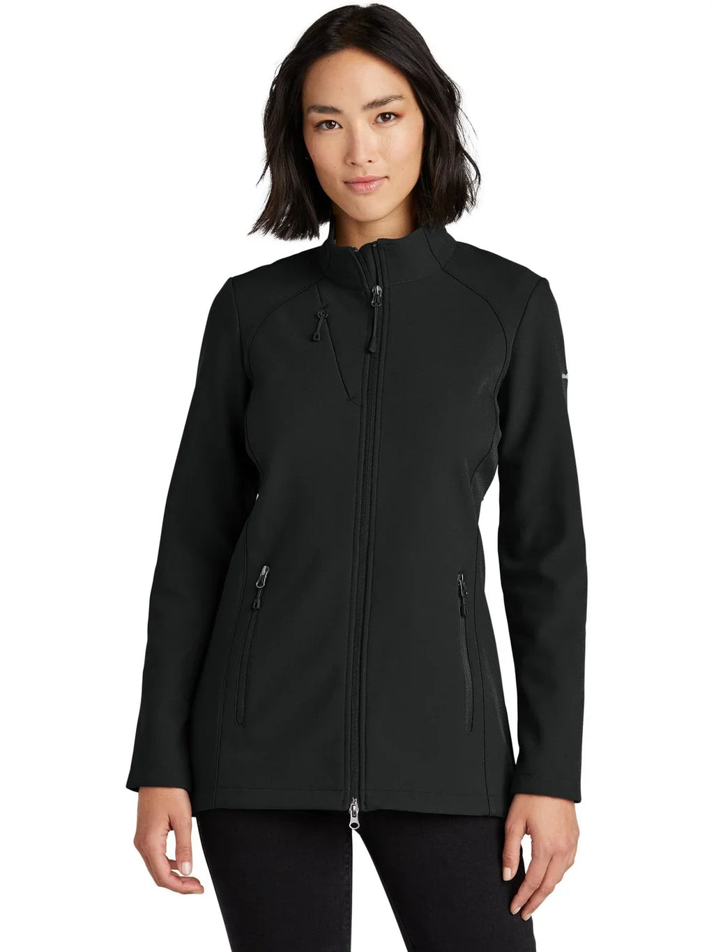 Eddie Bauer Women's Stretch Soft Shell Jacket with custom logo embroidery