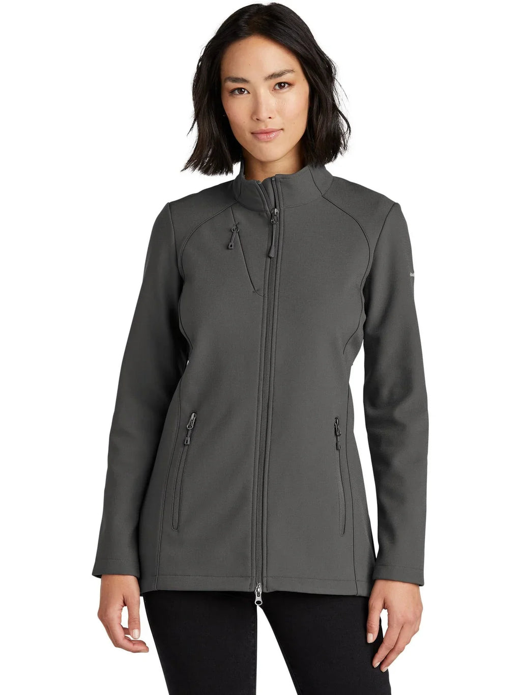 Eddie Bauer Women's Stretch Soft Shell Jacket with custom logo embroidery