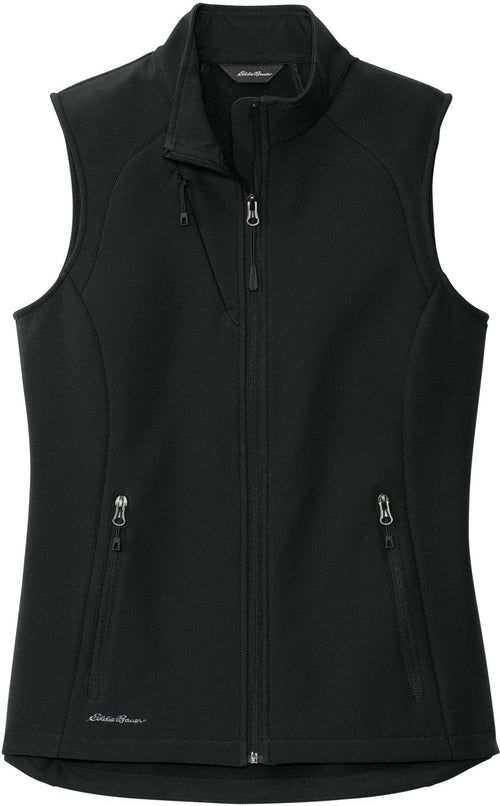 Eddie Bauer Women's Stretch Soft Shell Vest with custom logo embroidery