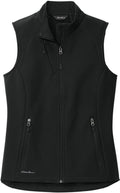 Eddie Bauer Women's Stretch Soft Shell Vest with custom logo embroidery