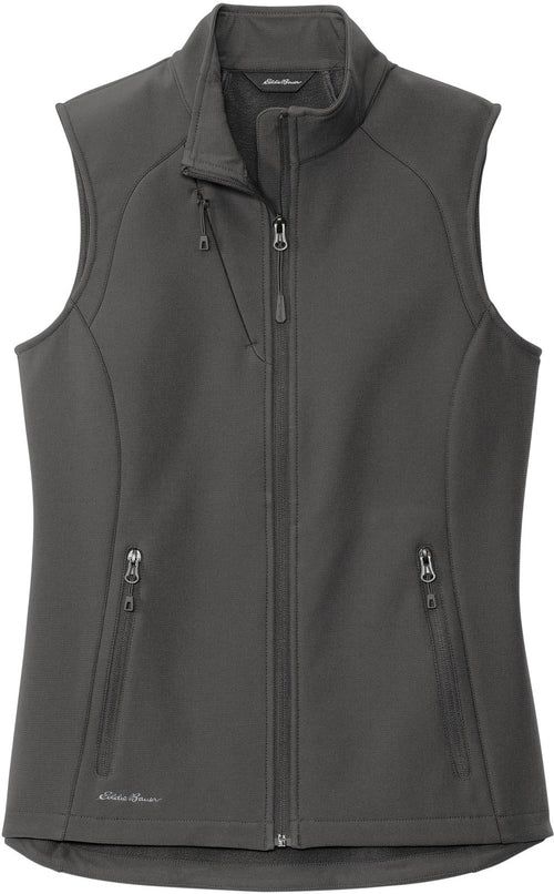 Eddie Bauer Women's Stretch Soft Shell Vest with custom logo embroidery