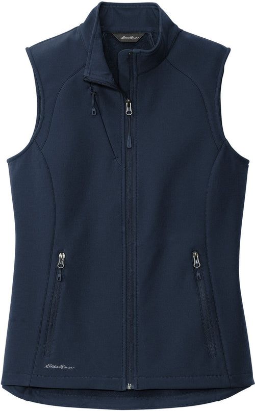 Eddie Bauer Women's Stretch Soft Shell Vest with custom logo embroidery
