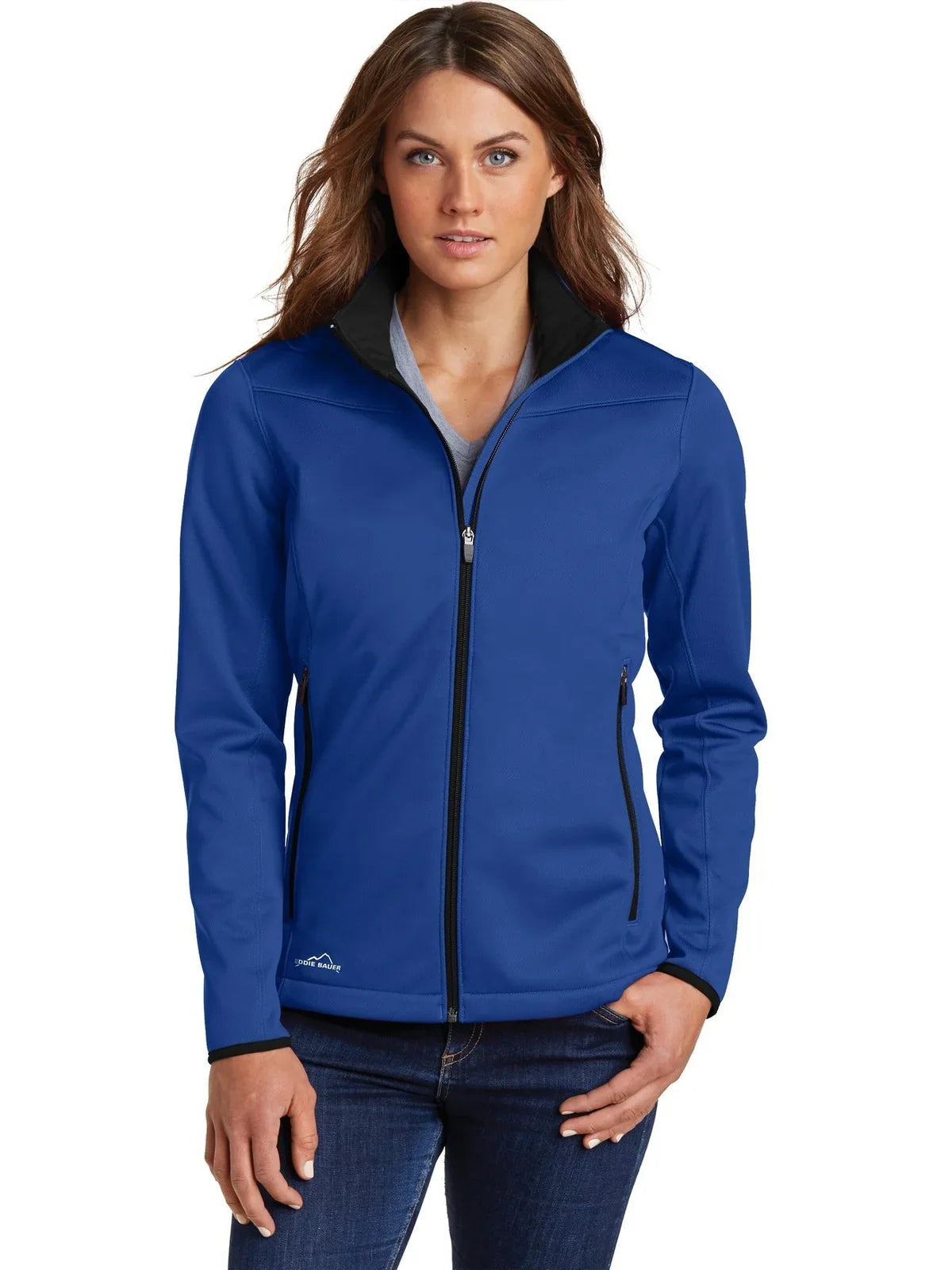 Eddie Bauer Women's Weather-Resist Soft Shell Jacket with custom logo embroidery