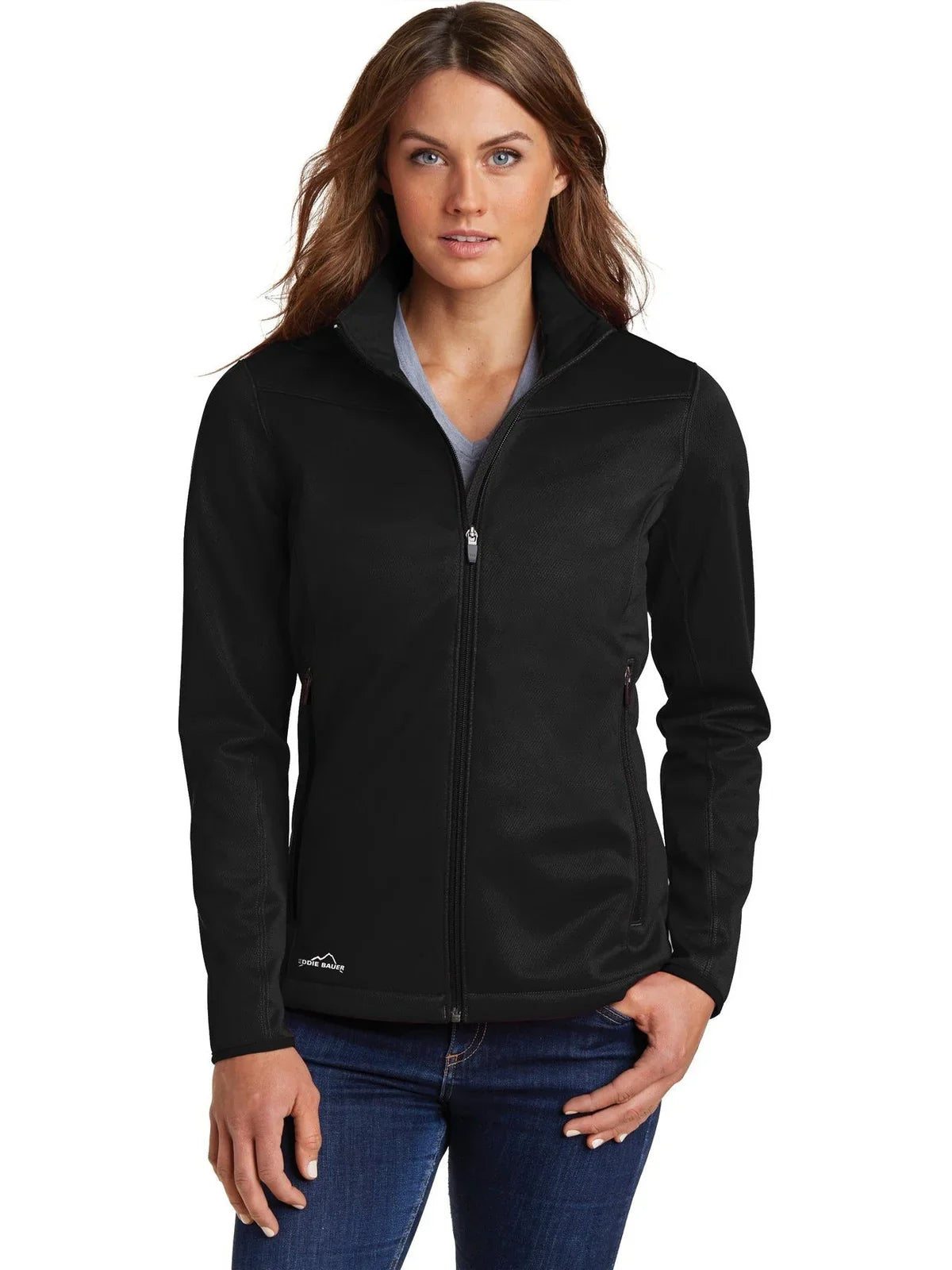 Eddie Bauer Women's Weather-Resist Soft Shell Jacket with custom logo embroidery
