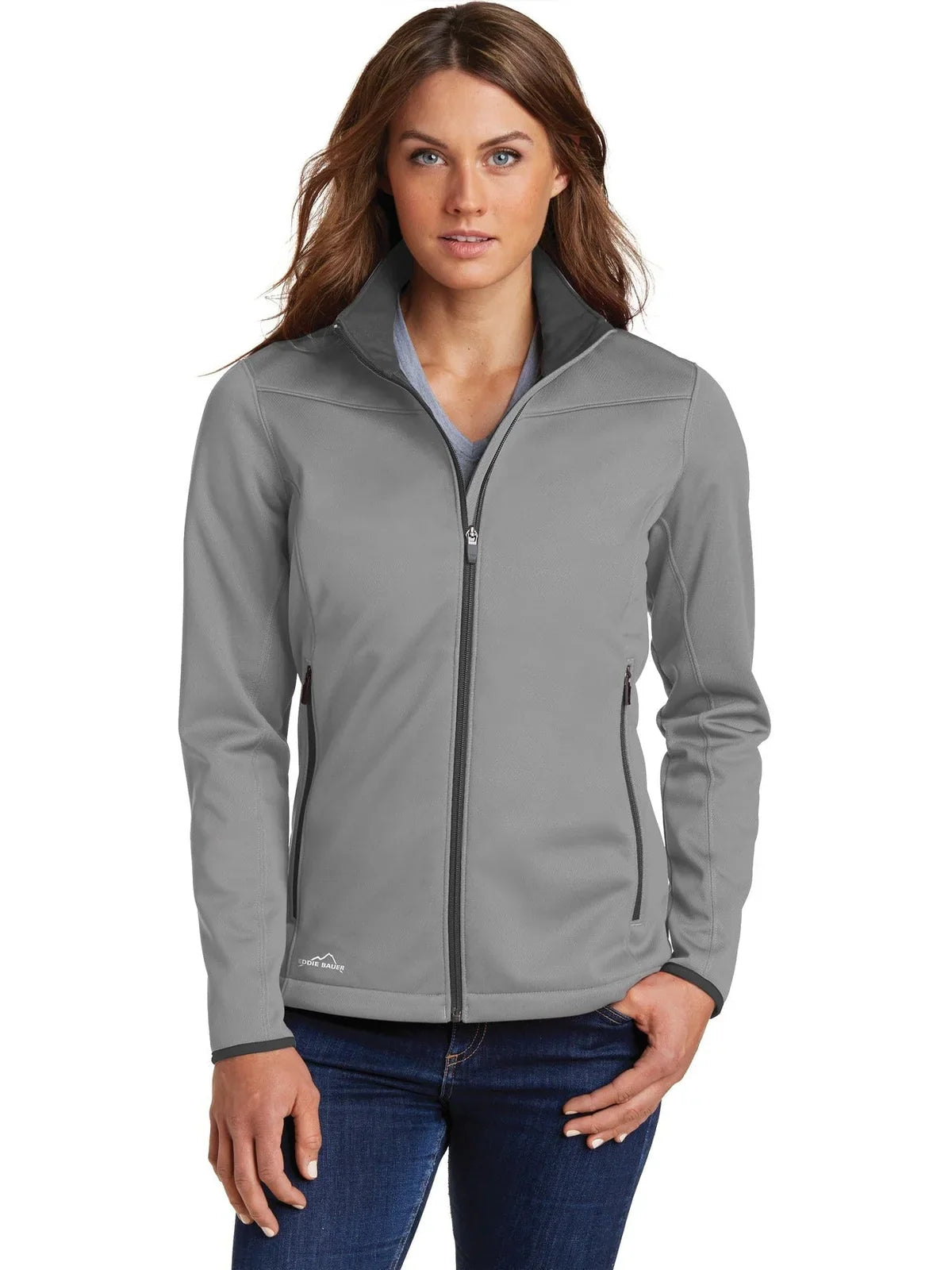 Eddie Bauer Women's Weather-Resist Soft Shell Jacket with custom logo embroidery