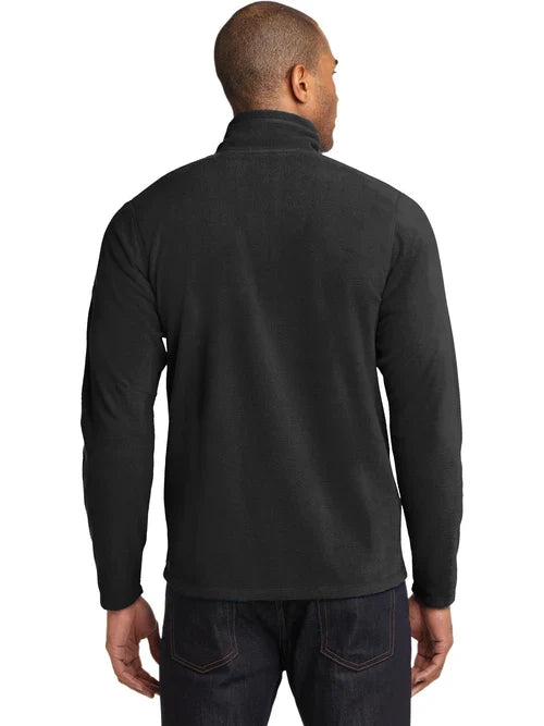 Eddie Bauer Full-Zip Microfleece Jacket with custom logo embroidery