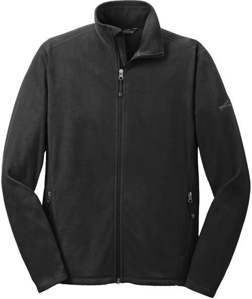 Eddie Bauer Full-Zip Microfleece Jacket with custom logo embroidery